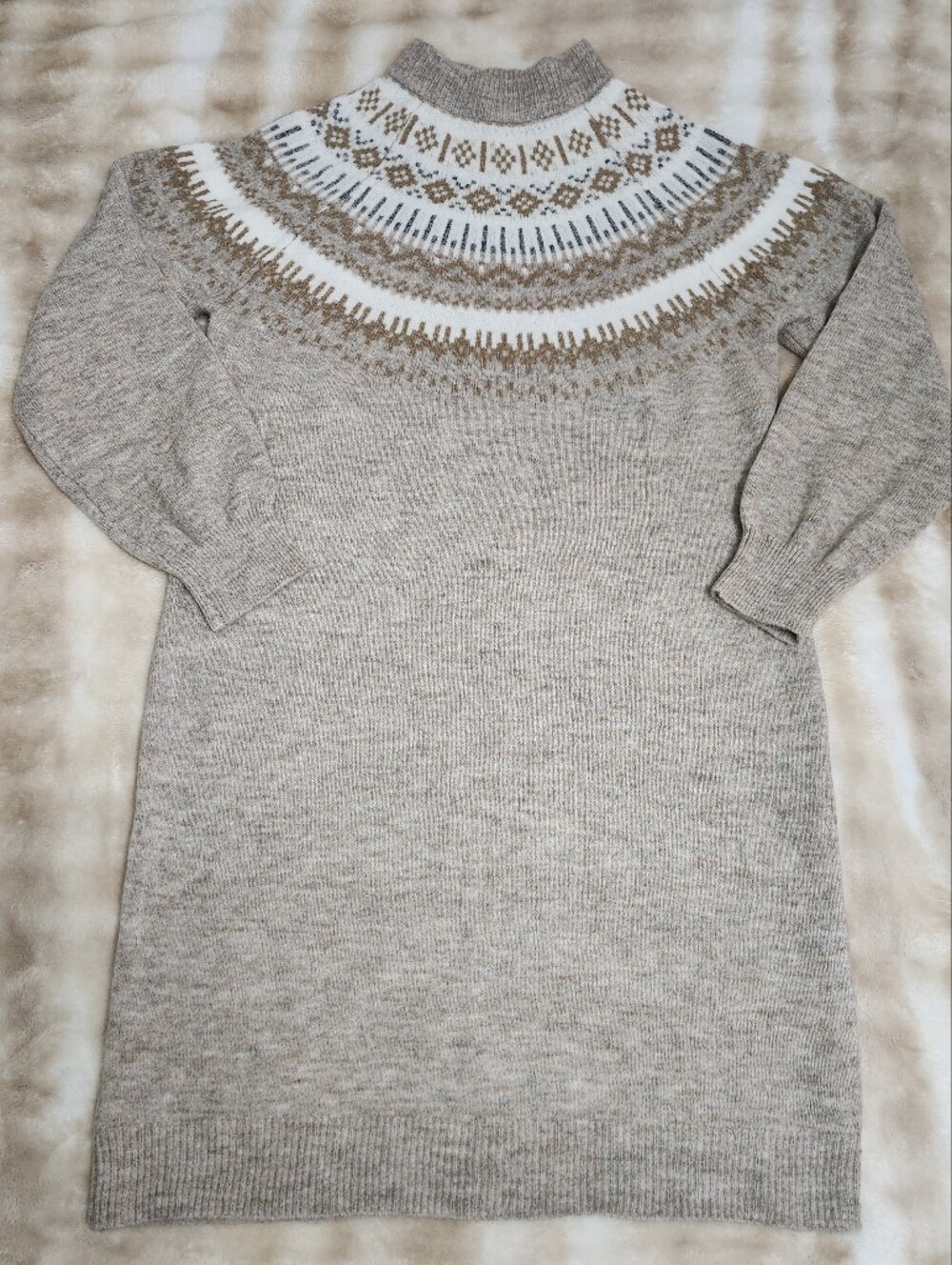 Maurices Fair Isle Sweater Midi Dress
